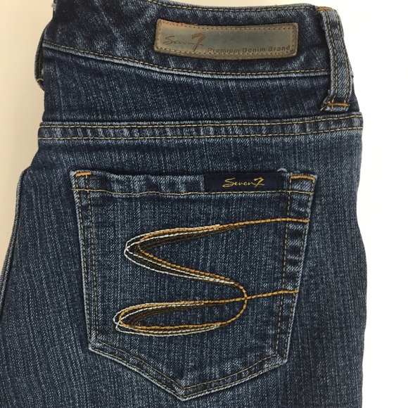 Seven7 Straight Leg Women’s Jeans Size 8 - Picture 2 of 8